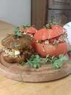 Tomate farcie veggie au quinoa