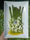 asperge rôti feta thym romarin