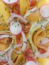 salade concombre nectarine melon