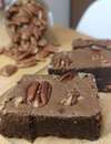 brownie haricot rouge pécan chocolat