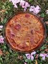 clafoutis abricot pêche coco vanille