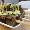 brochette de seitan sauce satay