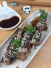 brochette de seitan sauce yakitori