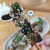 brochette de seitan sauce yakitori