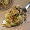 crumble salé et légumes grillés