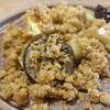 crumble salé et légumes grillés