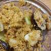 crumble salé et légumes grillés