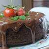 gâteau au chocolat et à la tomate