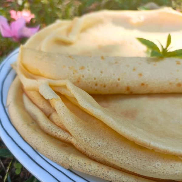 Crêpes sans gluten au Fonio