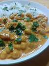 Chana masala curry indien