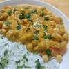 Chana masala curry indien