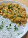 Chana masala curry indien