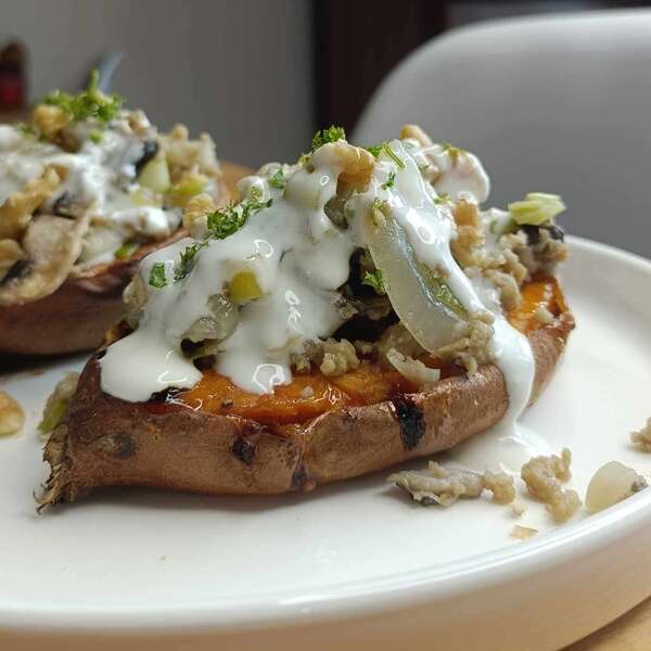 Je cuisine la patate douce