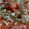 carpaccio tomate basilic parmesan