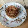 Rose de pomme feuilletée