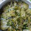 salade de concombre sauce japchae