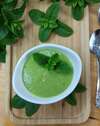gaspacho concombre menthe