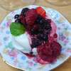 pavlova aux fruits rouges
