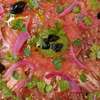 carpaccio tomate pickles basilic pesto