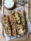courgette panée au zaatar