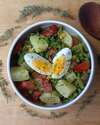 salade haricots verts tomate oeuf dur PDT