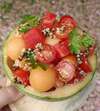 salade melon pastèque quinoa tomate
