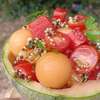 salade melon pastèque quinoa tomate
