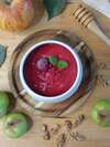 compote pomme framboise