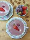 smoothie banane fraise purée d'amande