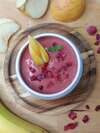 compote pomme banane framboise