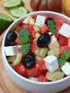 salade grecque feta concombre pastèque