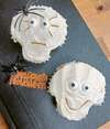 muffin cream cheese glaçage tête de mort