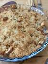 crumble pomme cannelle sans gluten sans lactose