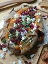 Patate douce rôti Feta Grenade