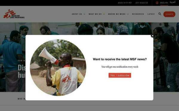 Wonderpush intègre sa solution pour Médecins Sans Frontières