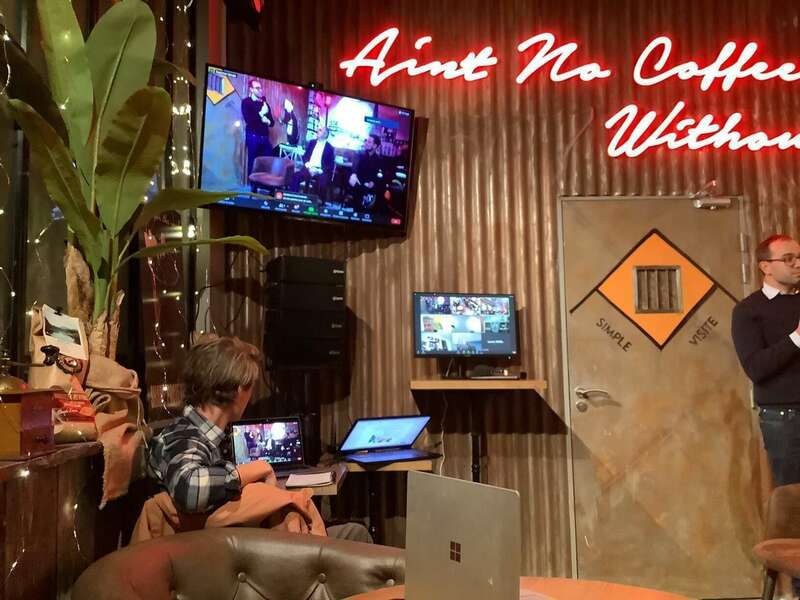 Certains actionnaires ont suivi la réunion sur zoom