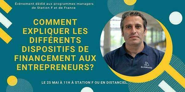 Évènement Eldorado le 25 mai à Station F