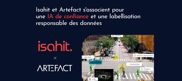 Artefact recommande isahit à ses clients pour la qualité de ses services de labellisation des données.