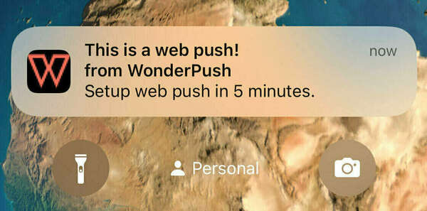 Le web push est arrivé sur iOS et WonderPush est compatible.