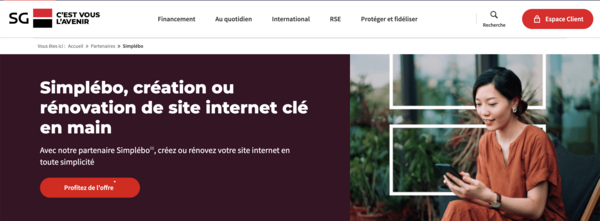 Nouveau partenariat de distribution de Simplebo avec la Société Générale