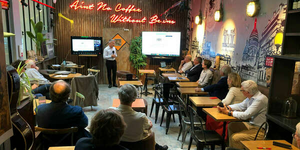 Réunion pléinière de MySeedCap au Black Sheep Coffee