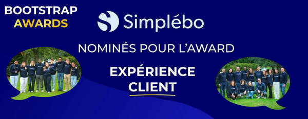 Simplebo nominé pour l'award "Expérience client"