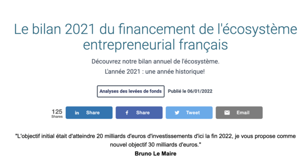 Eldorado publie son bilan annuel sur le financement en 2021