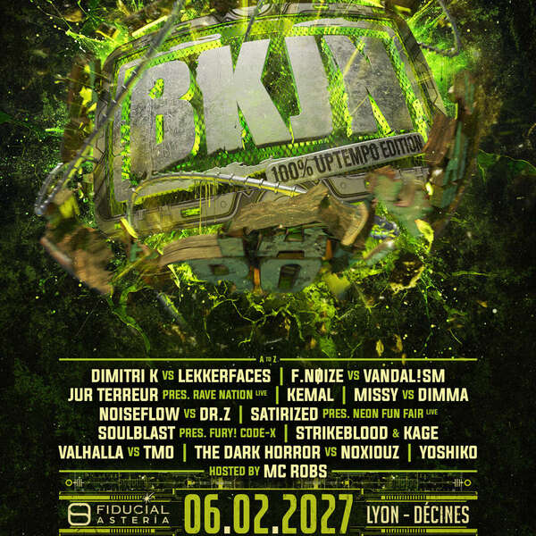 Hard Boat pres BKJN UPTEMPO edition agenda FIDUCIAL AStéria