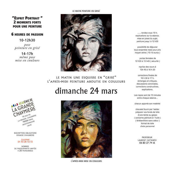 Atelier portrait du 24 mars