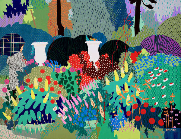 Stage d'été à la Grande Chaumière.  Dessiner et peindre les jardins. 