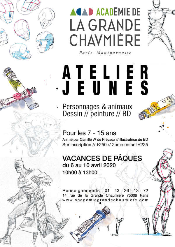 Atelier Jeunes - Vacances de Pâques. REPORTÉ
