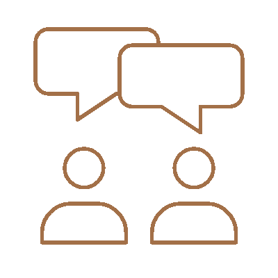 Wired outline 981 consultation hover conversation