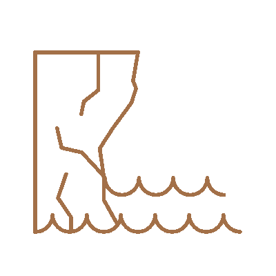 Wired outline 2063 cliff hover pinch