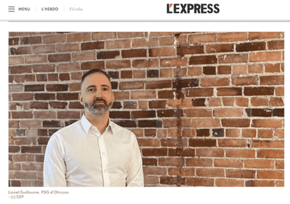 L'EXPRESS consacre un article à OHRIZON et son fondateur Lionel GUILLAUME